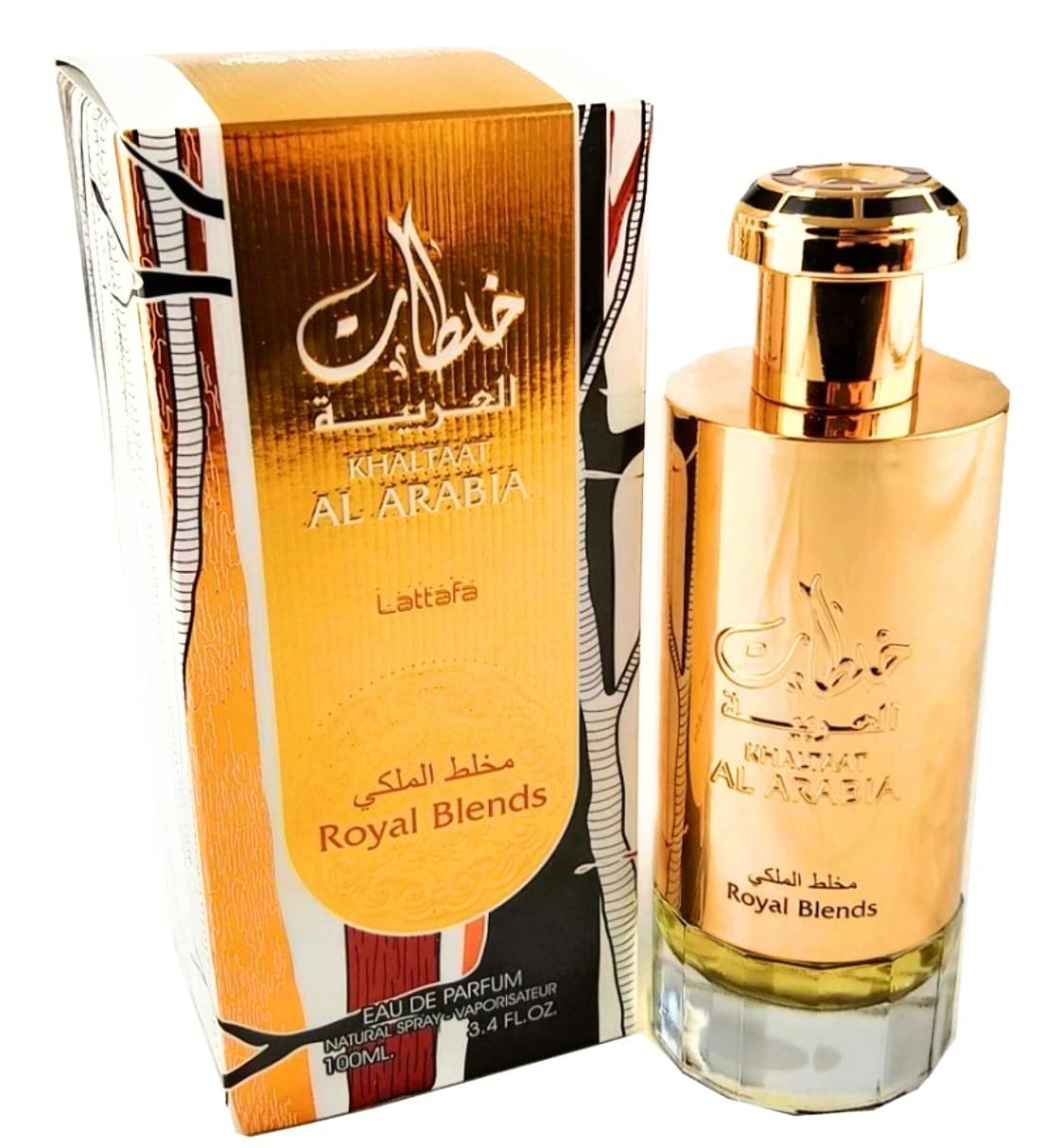 Lattafa Prestige Khaltat Al Arabia for Unisex Eau de Parfum Spray, 3.4 Ounce - Image 3