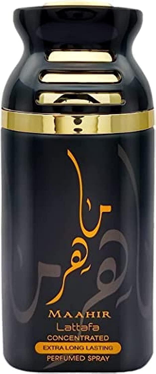 Lattafa Maahir for Unisex Eau de Parfum Spray, 3.4 Ounce