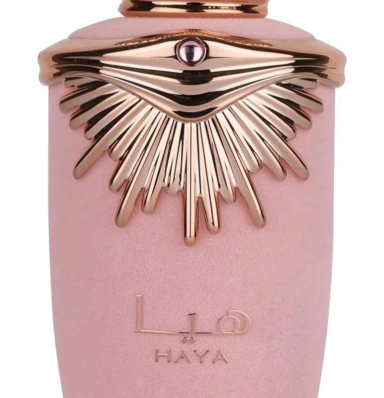 Lattafa Haya Eau de Parfum Spray for Women, 3.4 Ounce