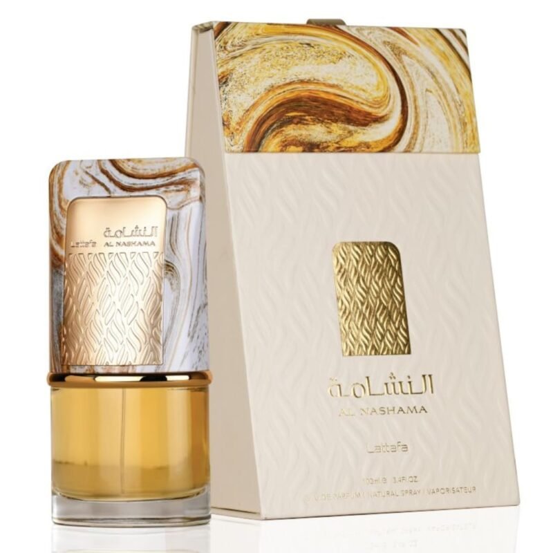 Lattafa Al Nashama Eau de Parfum Spray for Unisex, 3.4 Ounce