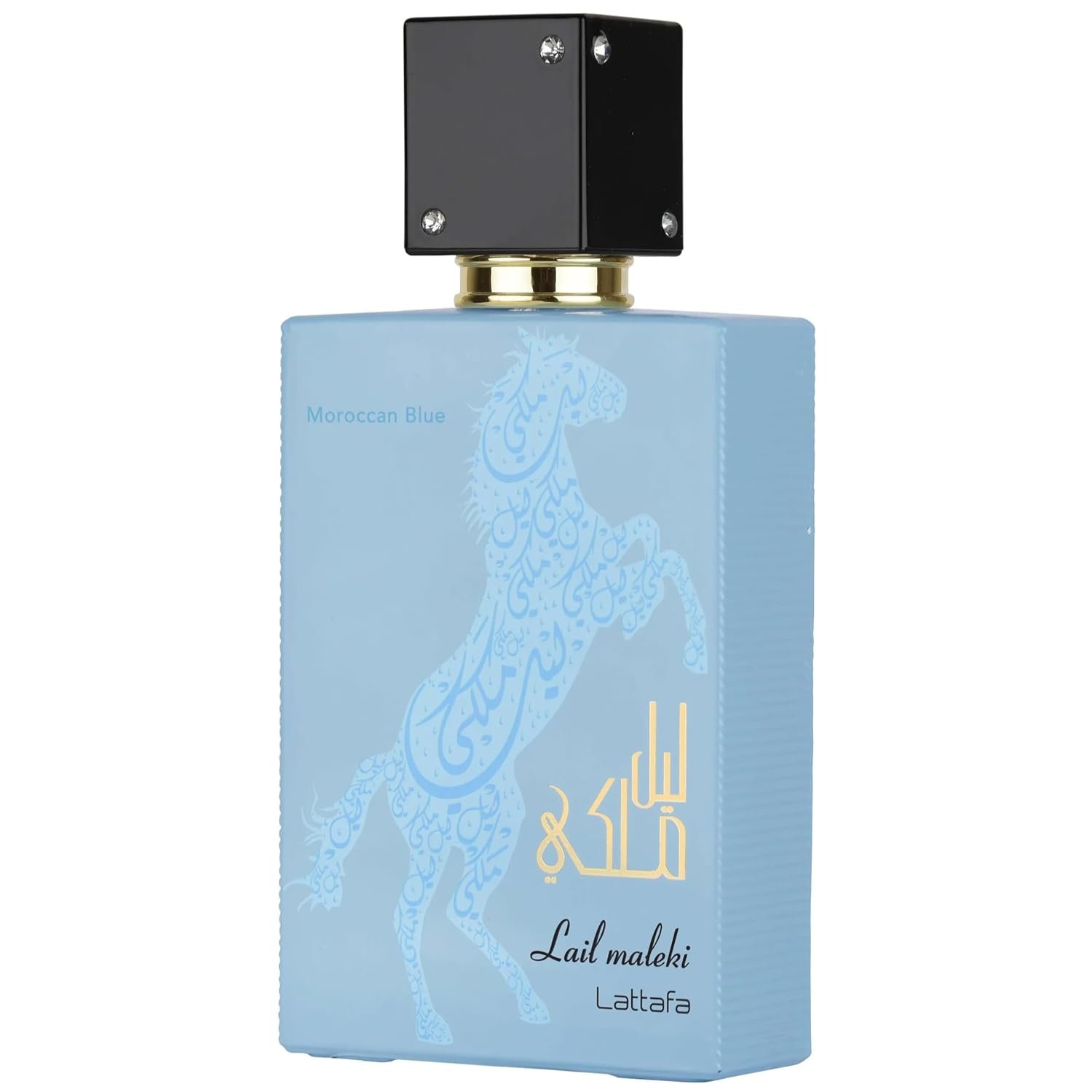 Lattafa Lail Maleki Moroccan Blue ?C Spicy, Citrusy, Woody, Oud ?C Eau de Parfum Spray Long-Lasting Fragrance for Unisex, 3.4 Ounce / 100 ml