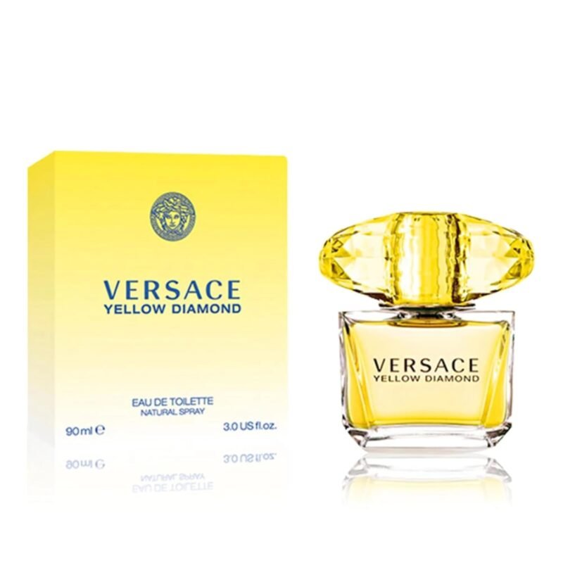 Versace Yellow Diamond for Women Eau de Toilette Spray, 3 Ounce, Floral fruity