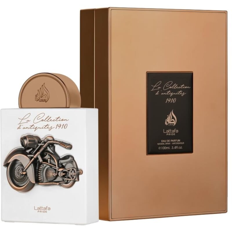 Lattafa Pride La Collection D'Antiquites - 1910 (Bike) Eau de Parfum Spray for Unisex, 3.4 Ounce