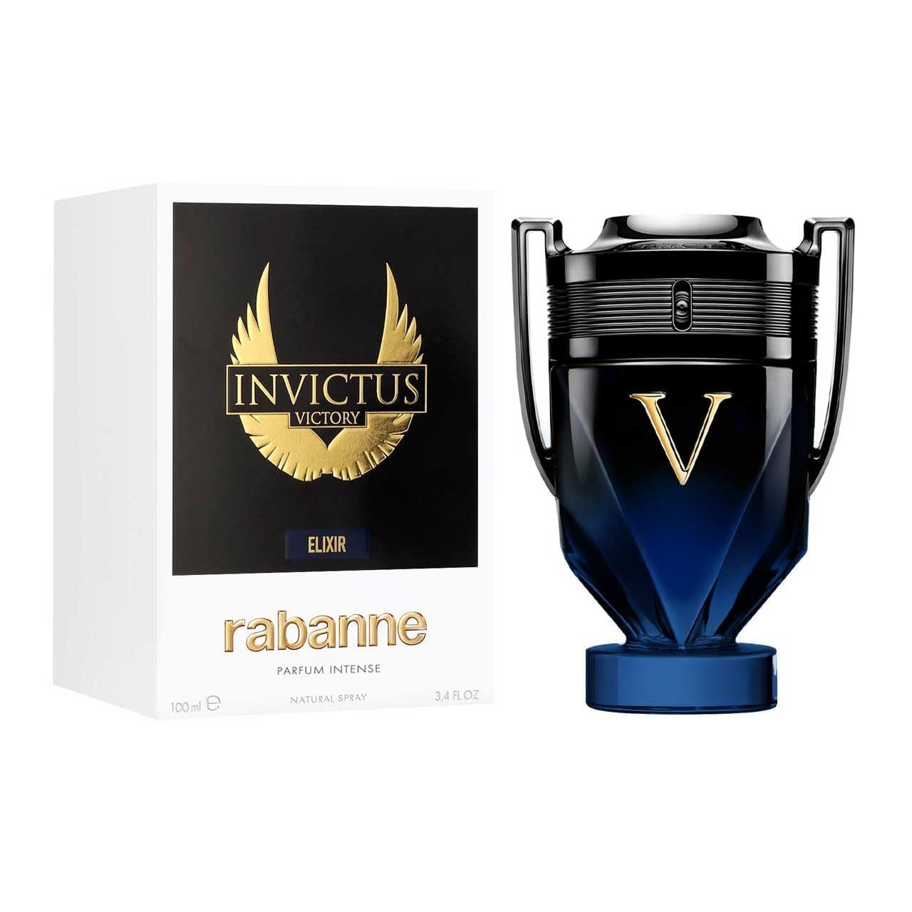 Paco Rabanne Invictus Victory Elixir Parfum Intense Spray for Men, 100ml/3.4oz