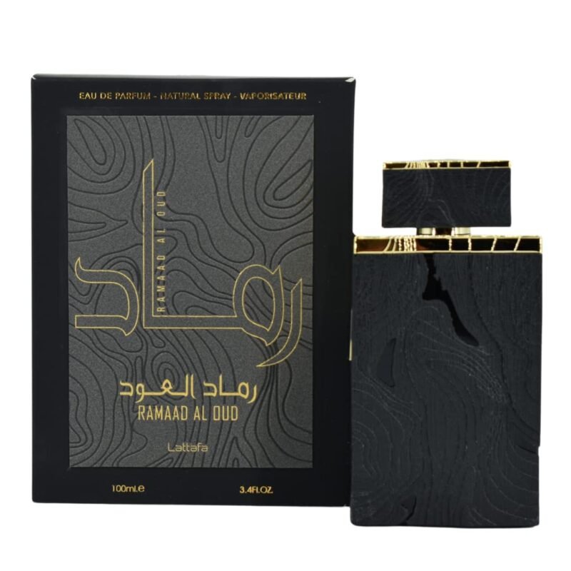 Lattafa Ramaad Al Oud Eau de Parfum Spray for Unisex, 3.4 Ounce