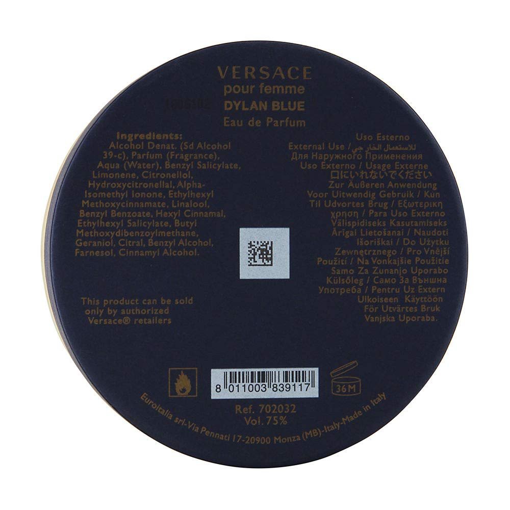 Versace Dylan Blue Pour Femme 3.4 oz Eau de Parfum Spray - Image 2