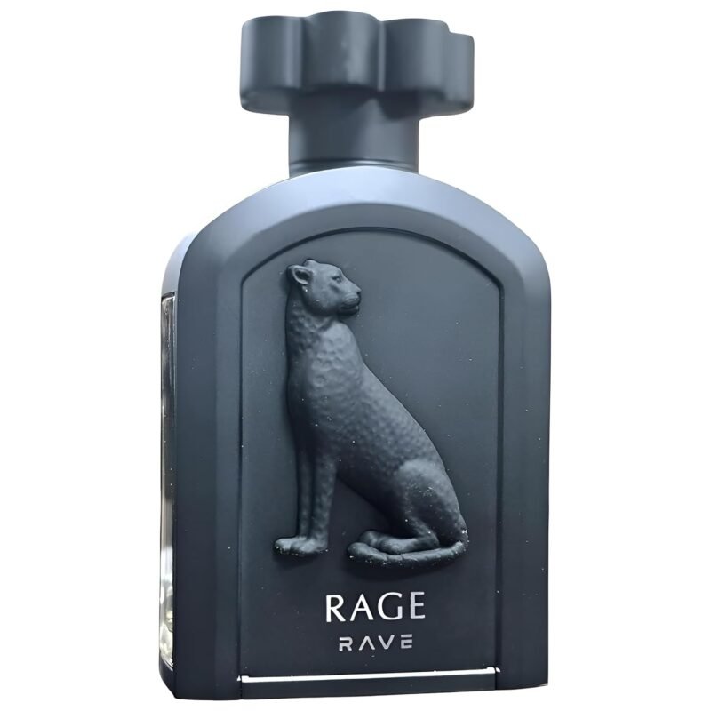 Lattafa Rave Rage ?C Fruity, Spicy, Woody, Sweet ?C Eau de Parfum Spray Long-Lasting Fragrance for Unisex, 3.4 Ounce / 100 ml
