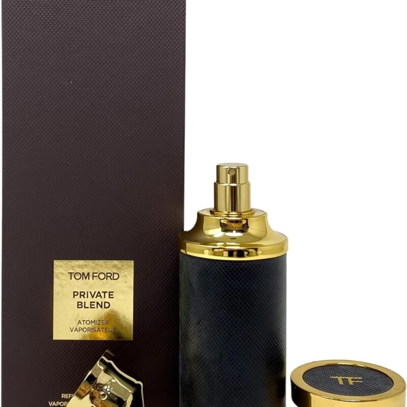 Tom Ford Private Blend Black Refillable Atomizer + Funnel - LIQUID NOT INCLUDED
