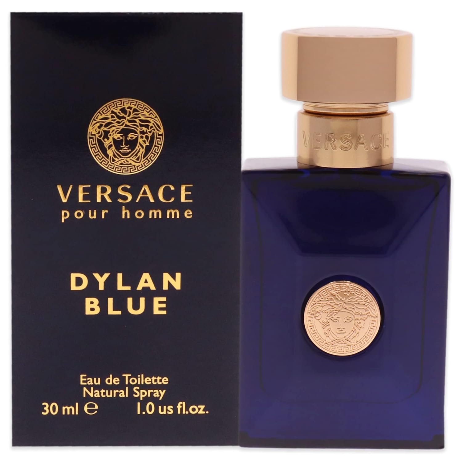 Versace Dylan Blue Mini Eau de Toilette Splash for Men, 0.17 Ounce