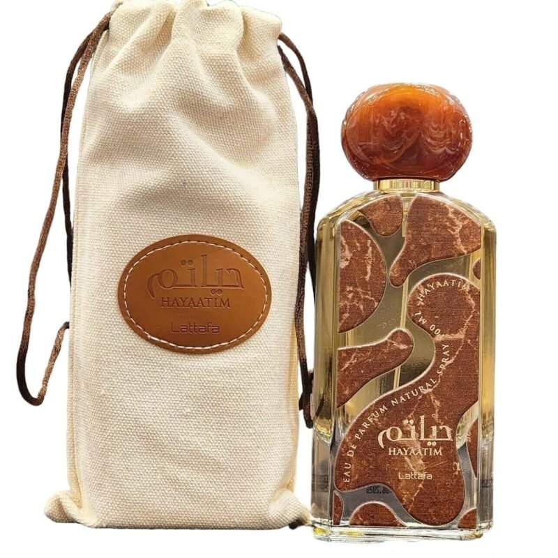 Lattafa Hayaatim Eau de Parfum Spray for Unisex, 3.4 Ounce