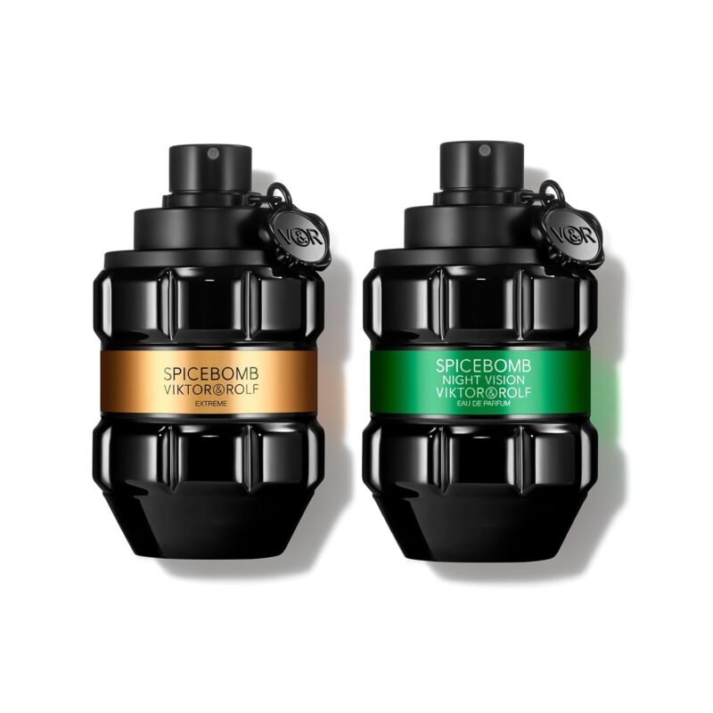 Viktor&Rolf - Spicebomb Extreme Eau de Parfum & Night Vision Eau de Parfum - Men's Cologne Bundle - 3 Fl Oz Each