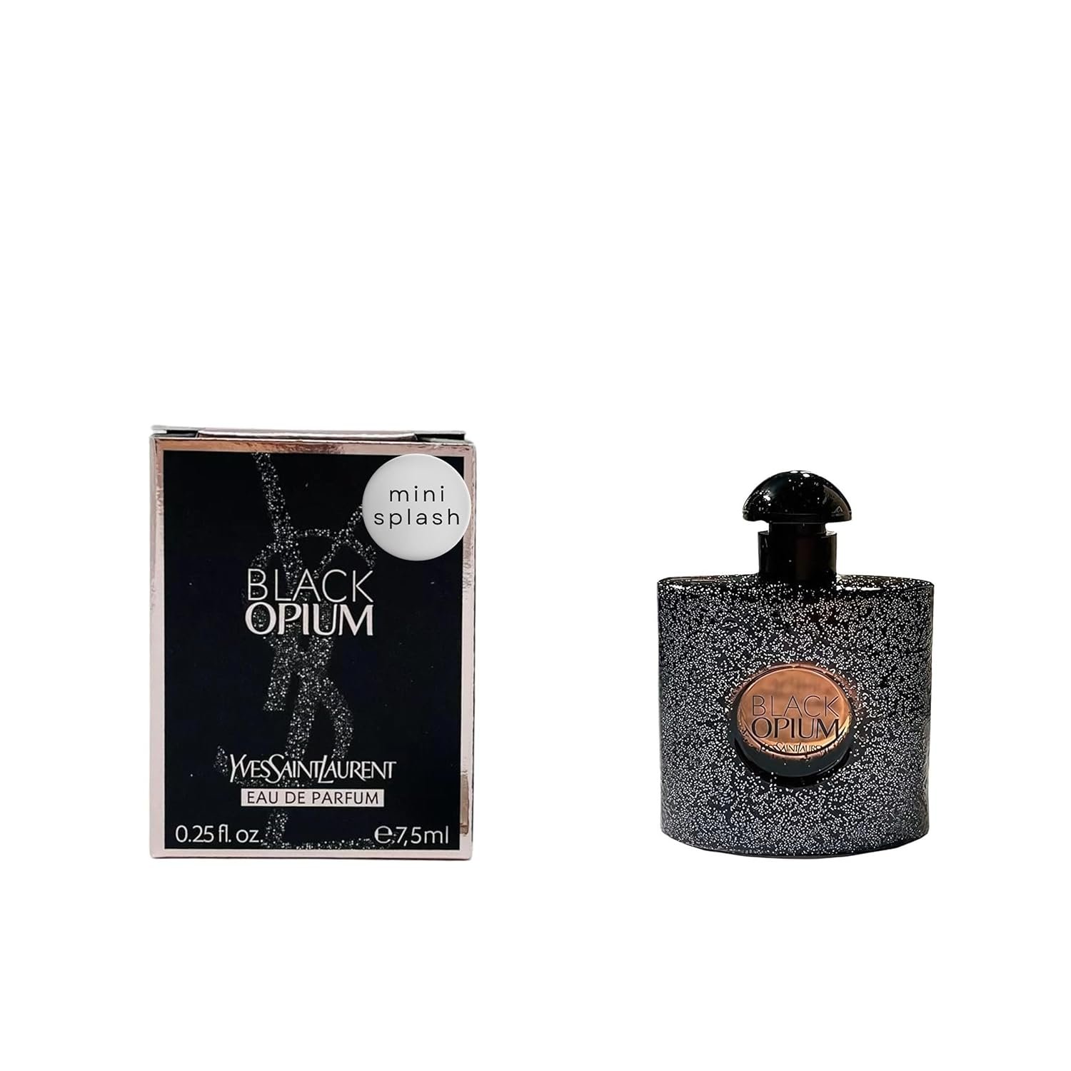Yves Saint Laurent Black Opium Perfume for Women Mini EDP Splash 0.25 Ounce