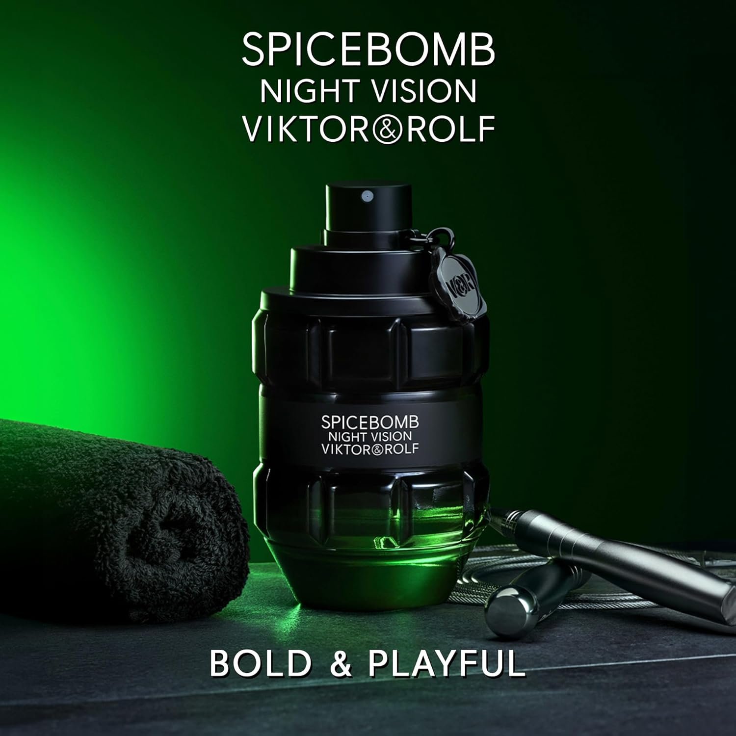 Viktor&Rolf - Spicebomb Nightvision Eau de Toilette - Warm, Spicy & Fresh - Cologne for Men - with Notes of Bergamot Citrus, Black Spices & Rosemary - Image 3