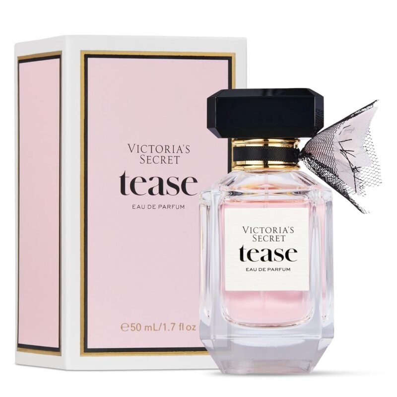 Victoria's Secret Tease Eau de Parfum, Notes of White Gardenia, Anjou Pear & Black Vanilla, Perfumes for Women (1.7 oz)