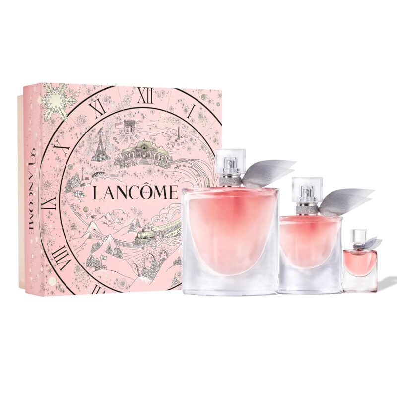 Lanc?me La Vie Est Belle Holiday Gift Set - Full-Size La Vie Est Belle Eau De Parfum 3.4 fl. Oz, Eau De Parfum Spray 1.0 fl. oz. & Mini size 0.14 fl. oz. - Limited Edition Gift Set for Women