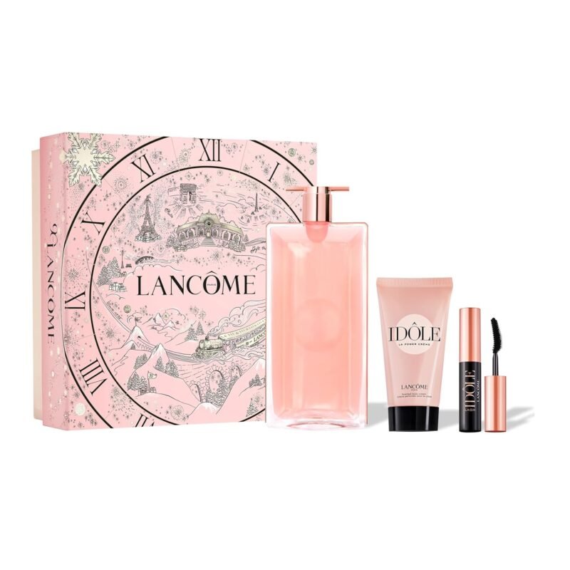 Lanc?me Id?le Holiday Gift Set - Full-Size Id?le Eau De Parfum Spray 1.7 fl. Oz, Id?le Power Creme Body Lotion 1.6 fl. Oz, Mini Lash Idole Mascara 0.08 fl. Oz.- Limited Edition Gift Set for Women