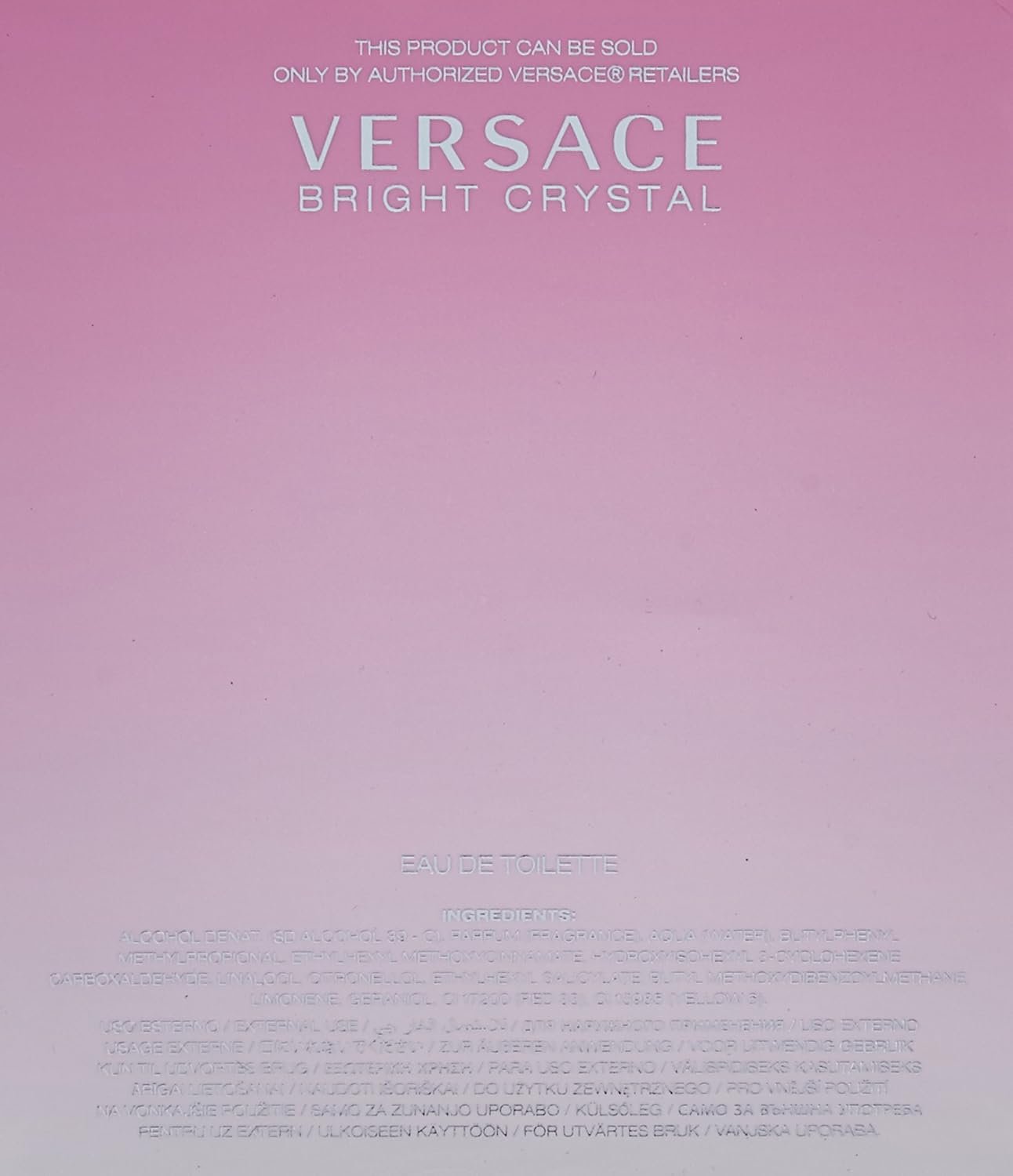 VERSACE BRIGHT CRYSTAL by Gianni Versace EDT SPRAY 3 OZ - Image 3