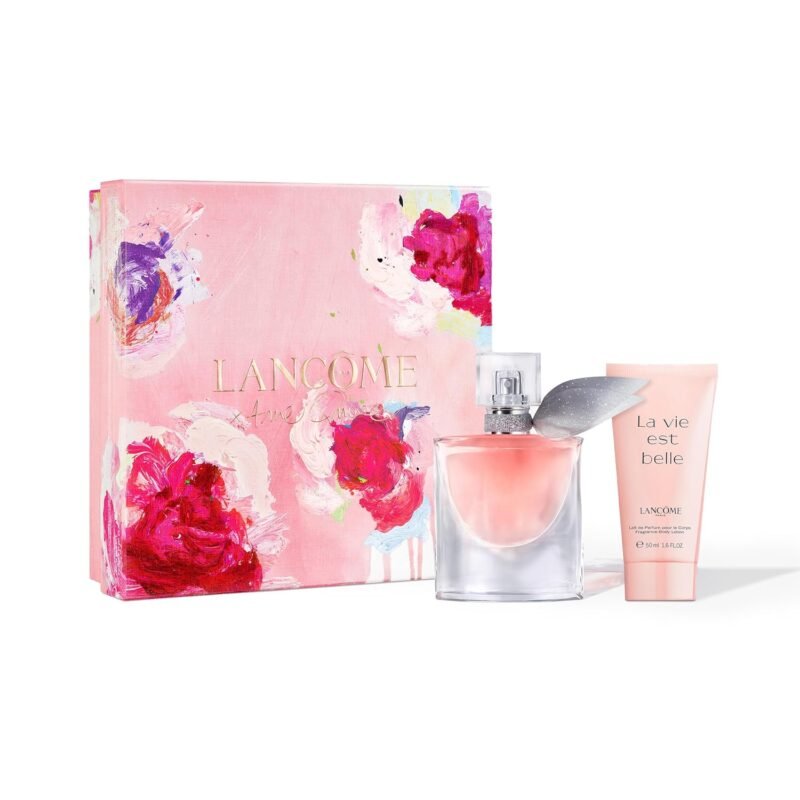 Lanc?me La Vie Est Belle Mother's Day Traveler Set - La Vie Est Belle Eau De Parfum Women's Perfume 1.0 Fl. Oz, La Vie Est Belle Body Lotion 1.7 Fl. oz.