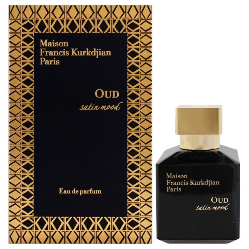 Maison Francis Kurkdjian Oud Satin Mood Eau De Parfum Spray, Vanilla Scented Amber Accord, 2.4 Fl Oz