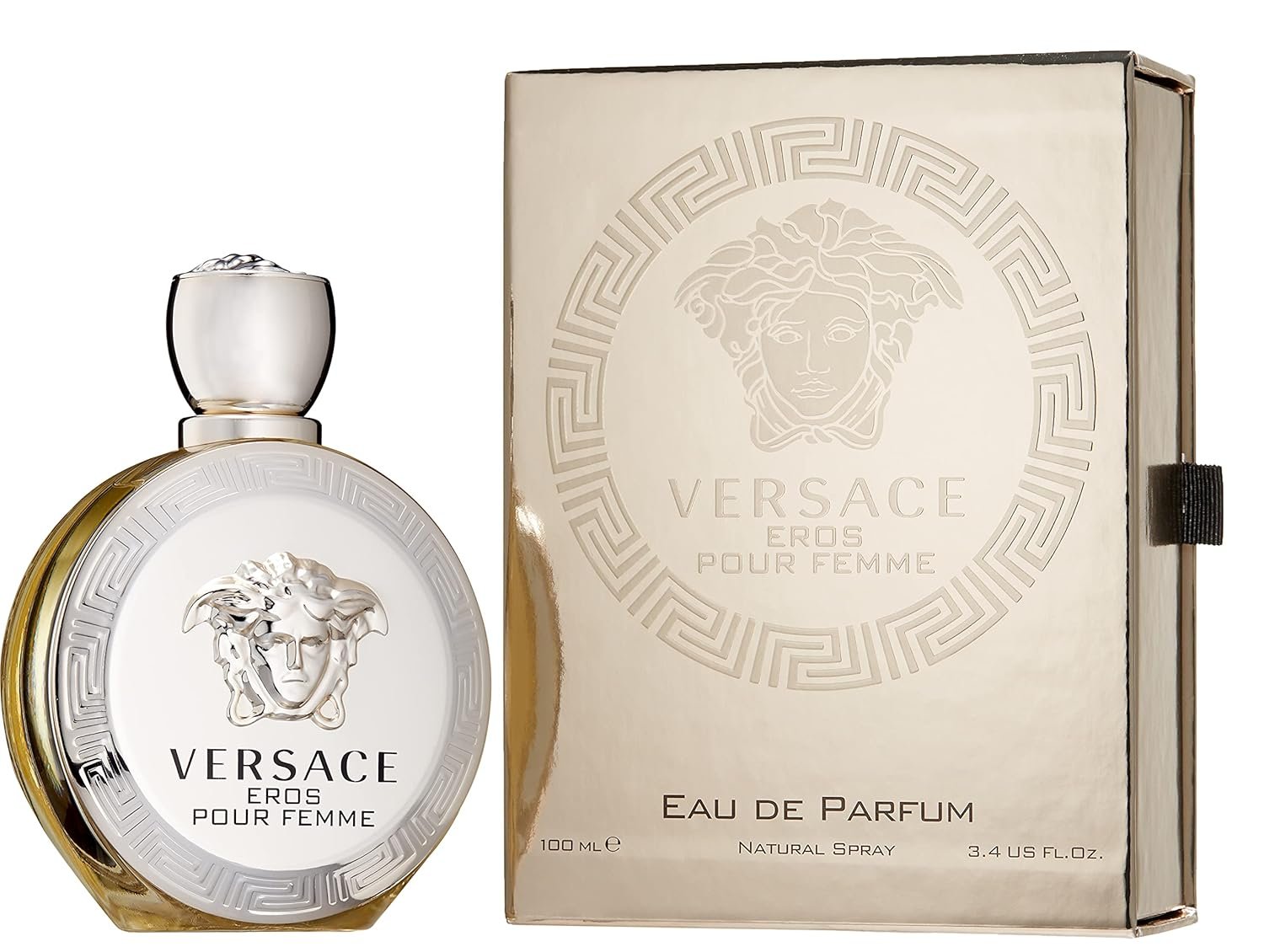 VERSACE Eros Eau De Parfum Spray for Women, 3.4 Fl Oz (Pack of 1) - Image 2