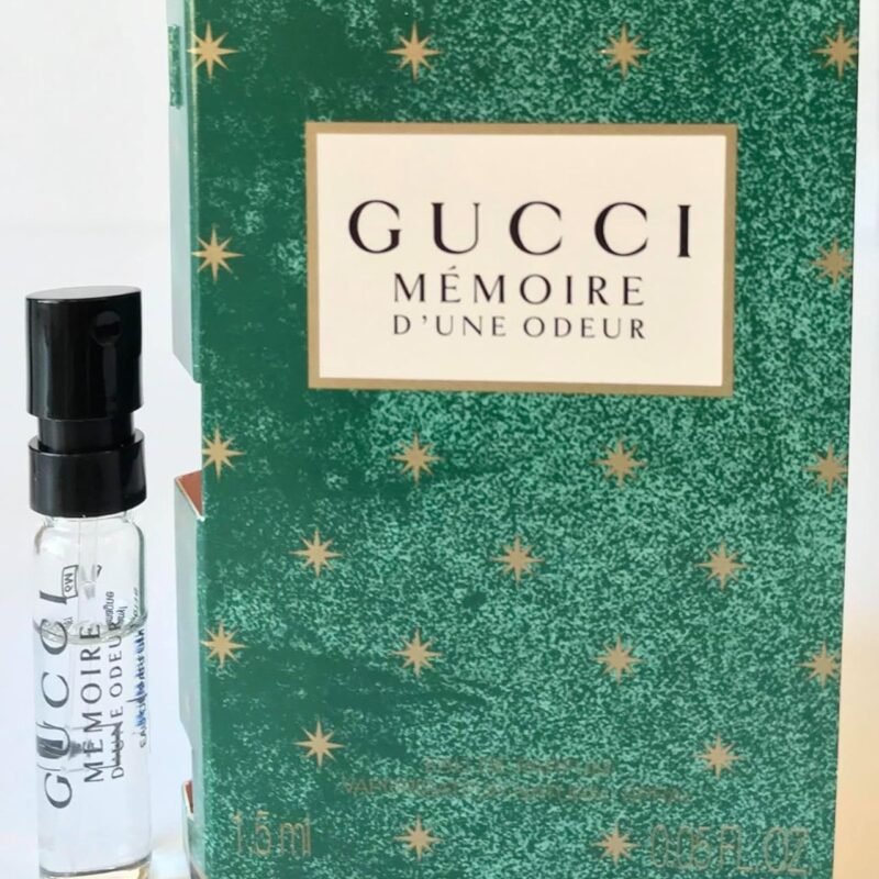 Gucci Memoire D??Une Odeur Cologne Vial Sample Spray .05oz