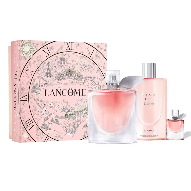 Lanc?me La Vie Est Belle Holiday Gift Set - Full-Size La Vie Est Belle Eau De Parfum 3.4 fl. Oz, Body Lotion 6.7 fl. Oz, & Mini size 0.14 fl. oz. - Limited Edition Gift Set for Women