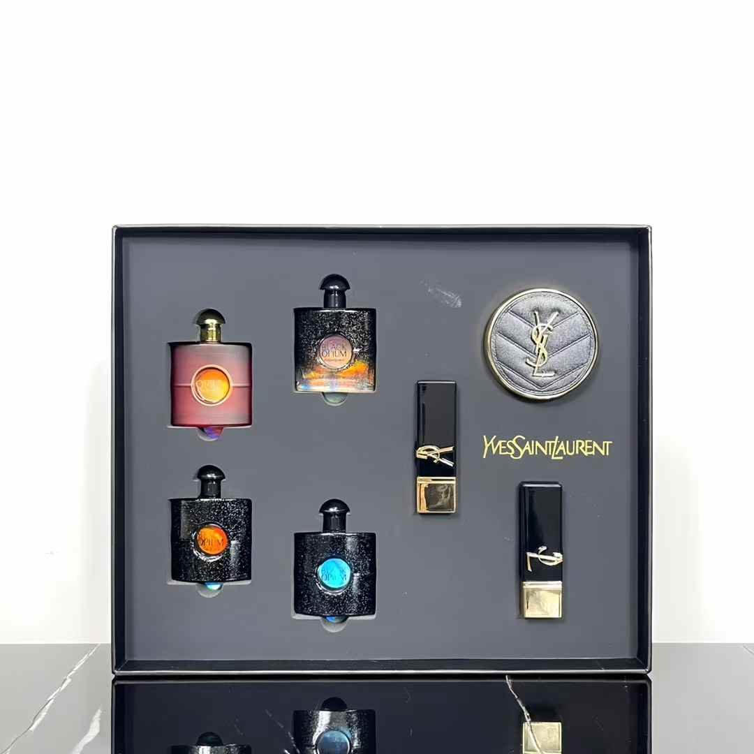 Yves Saint Laurent YSL Romantic Goddess 7-Piece Luxury Gift Set in Black Box - Image 4