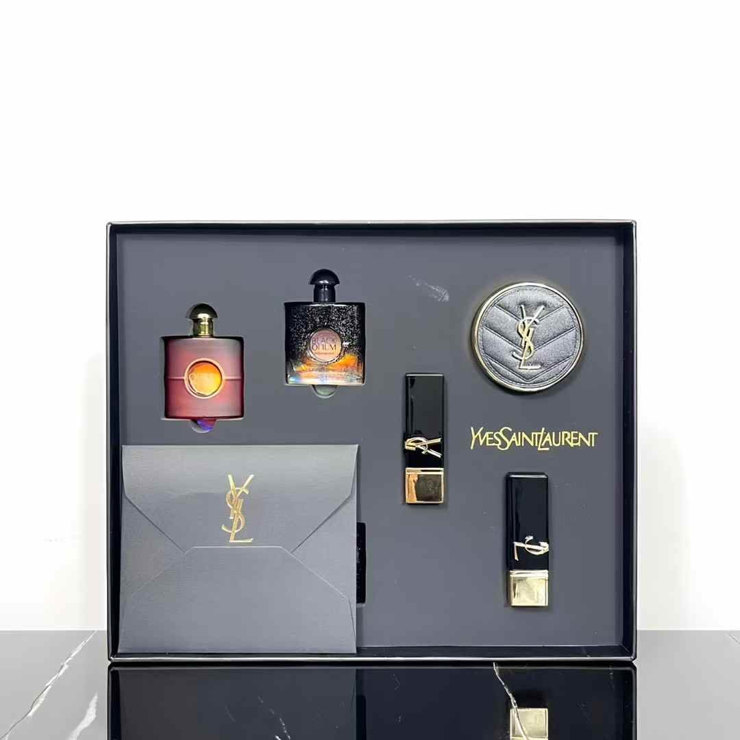 Yves Saint Laurent YSL Romantic Goddess 7-Piece Luxury Gift Set in Black Box - Image 3