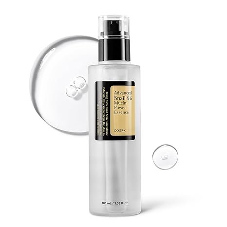 Snail Mucin Repairing Serum 100ml, Hydrating Serum for Face with Snail Secretion Filtrate for Dull Skin & Fine Lines