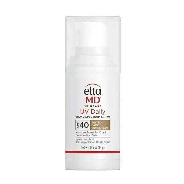 Protector solar facial con color, crema hidratante EltaMD UV Daily SPF 40 48g