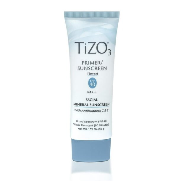 Protector solar TIZO TiZO3 mineral facial SPF 40 50 ml PA+++ te?ido