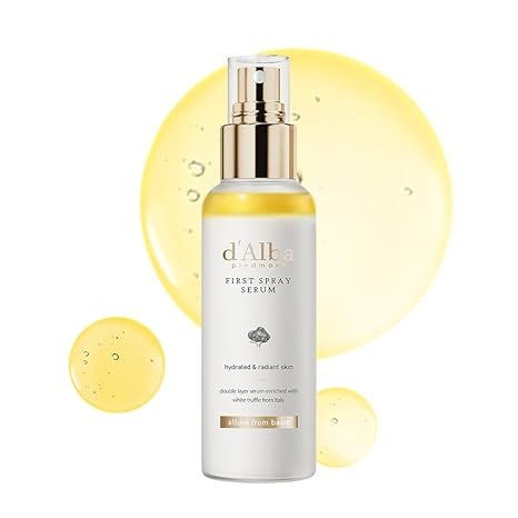 Dalba Piedmont Italian White Truffle First Spray Serum, Cuidado de la piel vegano 100 ml