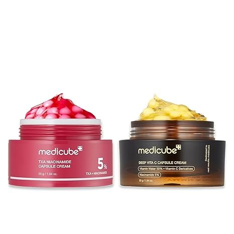 D??o de c??psulas medicube Clear & Glow: cremas en c??psulas TXA + vitamina C profunda