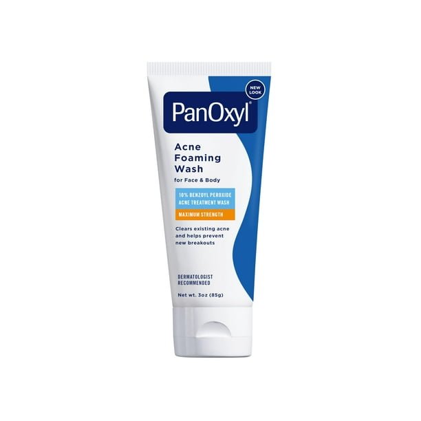 Limpiador facial PanOxyl Acne Foaming con per??xido de benzoilo 10% 90 ml