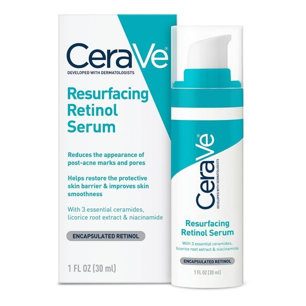 2pc S??rum CeraVe Retinol para marcas posteriores al acn?? y textura de la piel, 30 ml CeraVe