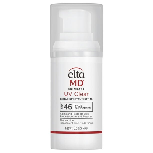 EltaMD UV Clear Face Sunscreen SPF 46, Oil-Free Sunscreen with Zinc Oxide, Dermatologist Recommended 48g